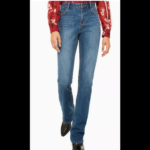 Kate Spade BROOME STREET jeans studded NEW 24 - Picture 2 of 6